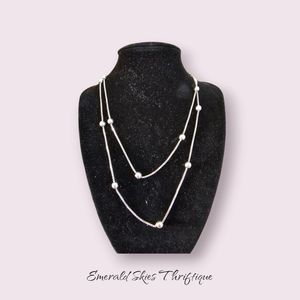 Beautiful‎ vintage sterling necklace